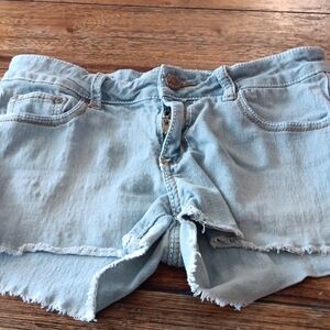 Vins Me Light Blue Denim Women Shorts